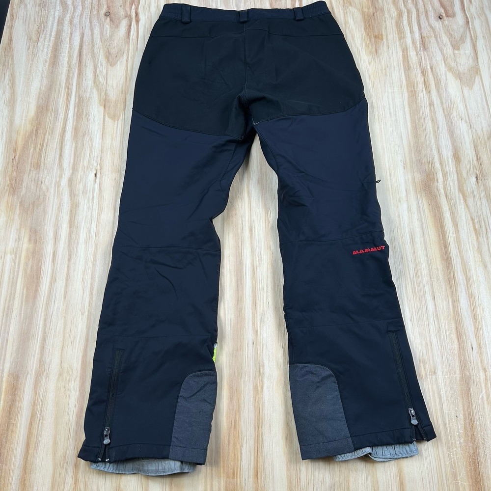 Mammut Women's SOFtech Water Resistant Pants Gray Black Size 10 Repair Snow